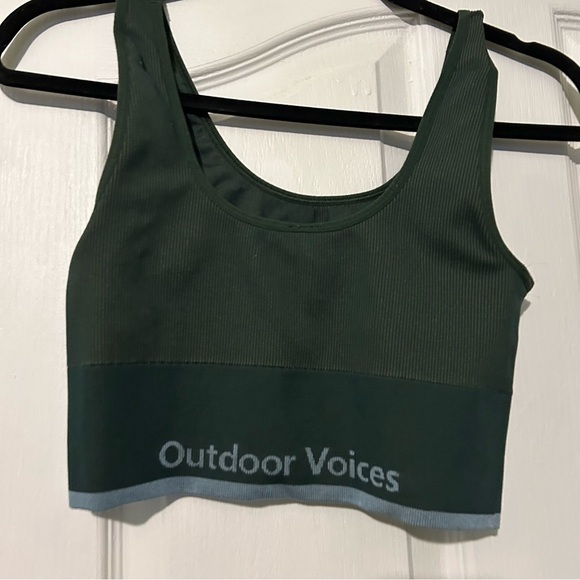 Outdoor Voices SeamlessRib bra Square Neck Bra - Picture 6 of 10